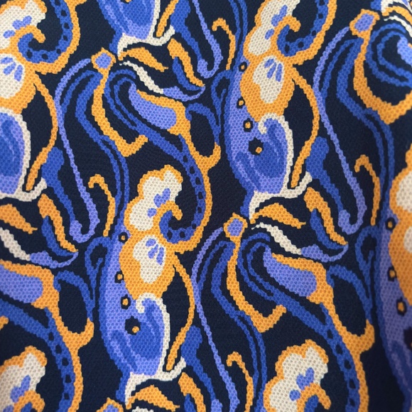 Zara Printed Knit Asymmetrical Top - Picture 2 of 5